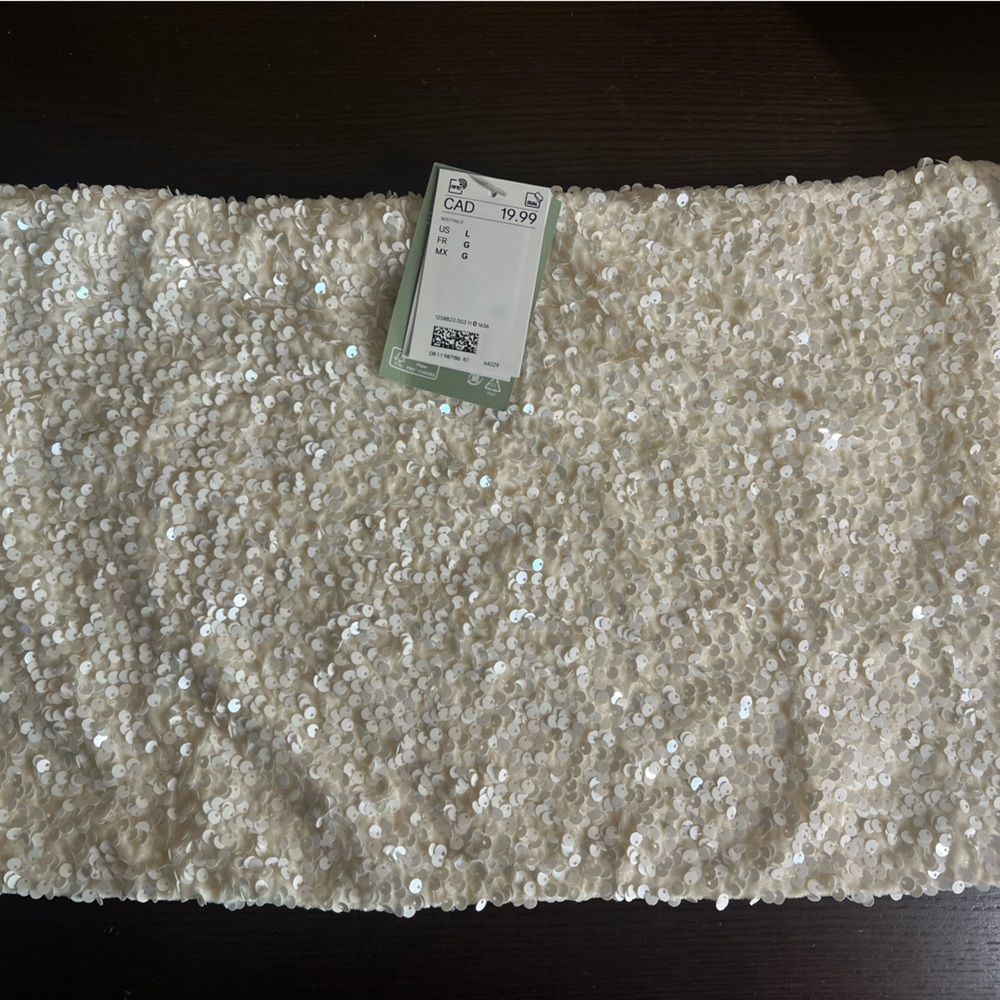 H&M Sequin bandeau